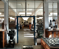 Museum f�r Druckkunst Leipzig, Radierpresse um 1850