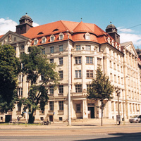 Ehem. Bezirksverwaltung f�r Staatssicherheit, heute auch Sitz der Gedenkst�tte Museum in der Runden Ecke