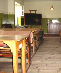 Volkschule um 1900, Foto: Schulmuseum Leipzig, Quelle: www.schulmuseum-leipzig.de