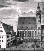 Eine historische Aufnahme der Thomaskirche