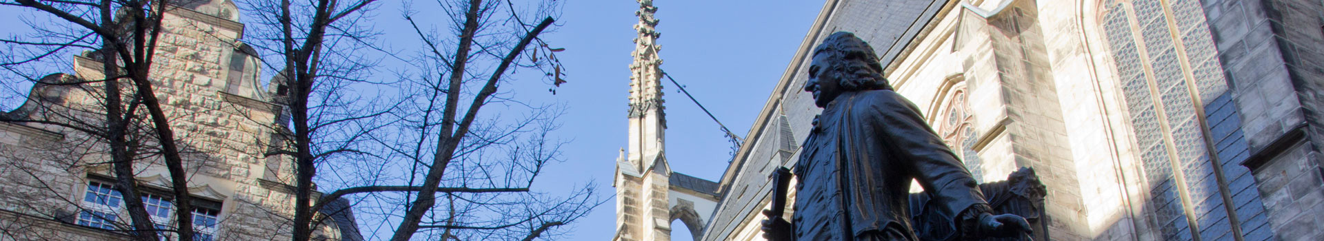 Bachdenkmal vor der Thomaskirche Leipzig
