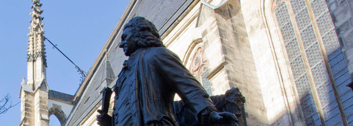 Bachdenkmal vor der Thomaskirche Leipzig