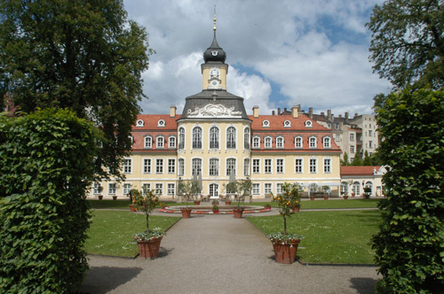 Gohliser Schlösschen, Gartenseite