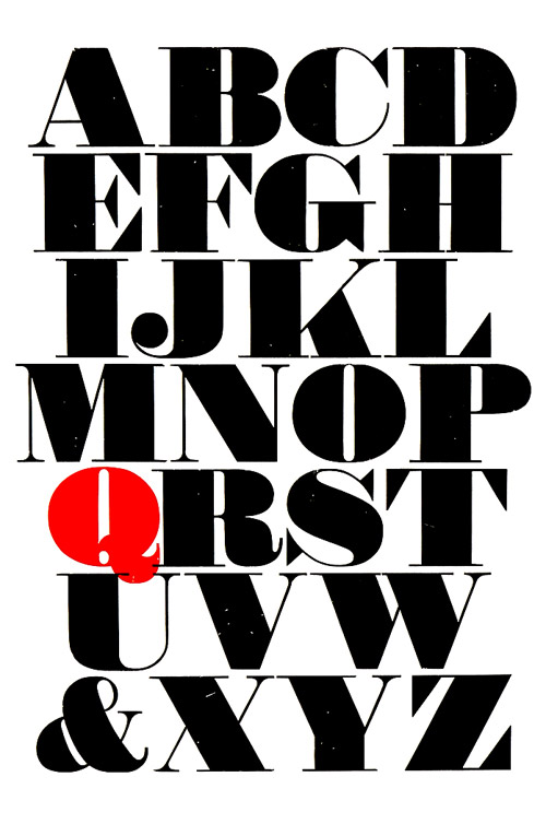 Plakat mit Holzbuchstaben, Foto: Museum für Druckkunst Leipzig
