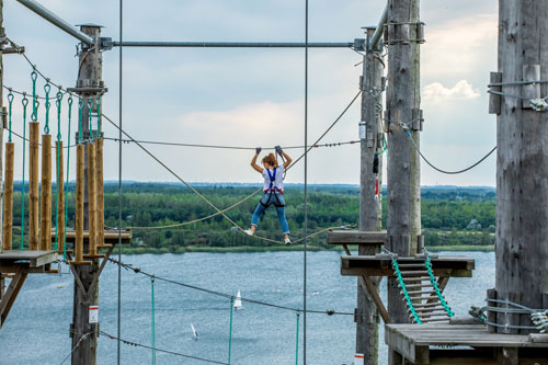 Kletterpark am Markkleeberger See, Fotoquelle: ivonSEIDEL.Fotografie