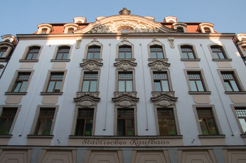 Städtisches Kaufhaus, Fassade, Foto: leipzig-im.de