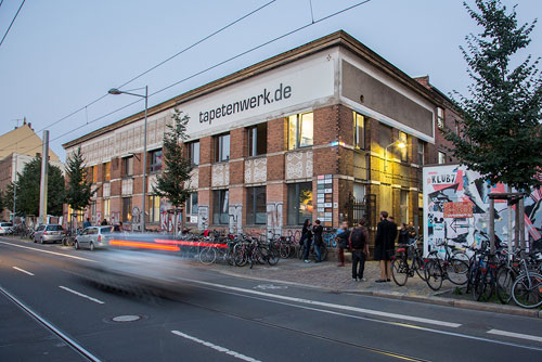 Straßenansicht Tapetenwerk, Foto: Wolfgang Schneider