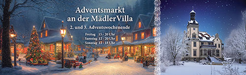 Veranstaltung in/um Leipzig: Adventsmarkt an der Mädlervilla