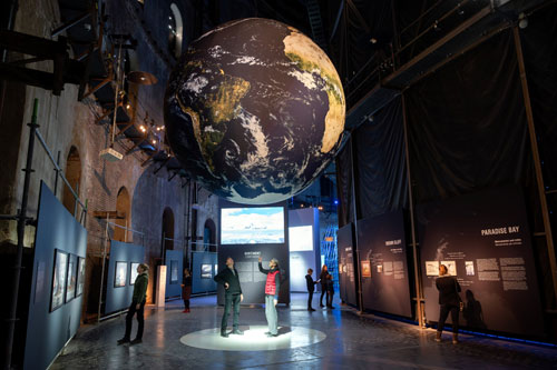 Begleitausstellung ANTARKTIS_Foto: Tom Schulze © Panometer