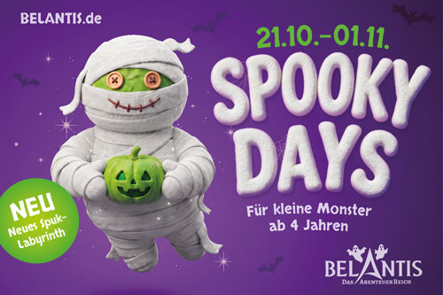 Spooky Days bei BELANTIS – Halloween für die ganze Familie, Bild: Belantis