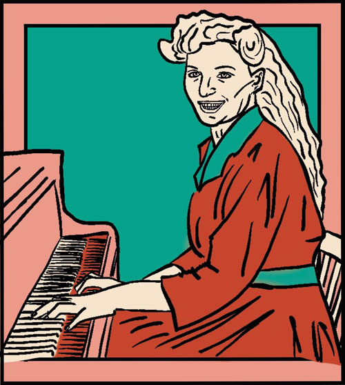DIE JAZZPIANISTIN - von Patricia Hoffmann, Foto: PR