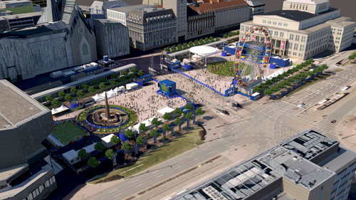 Fan Zone Augustusplatz zur UEFA EURO 2024™