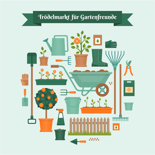 Trödelmarkt für Gartenfreude: Von der Astschere bis zum Zierstrauch