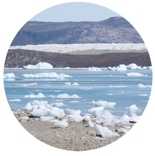 Landschaft mit Eis, © Frank Borleis