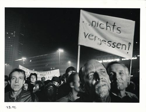 Herbstdemonstration, 13.11.1989, Foto und ©: Sieghard Liebe