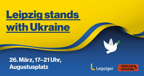 Solidarität mit den Menschen in der Ukraine – Stoppt den Krieg!