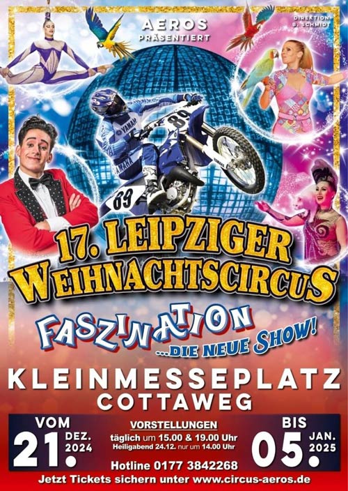 Leipziger Weihnachtszirkus – Circus Aeros