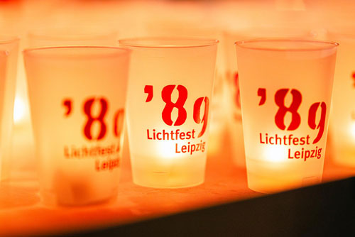 Lichtfest Leipzig, Kerzen 89, Friedliche Revolution, Foto: © Philipp Kirschner