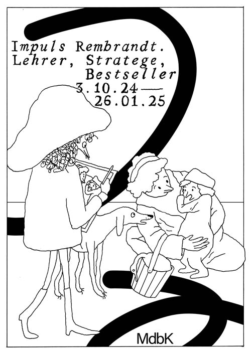 Anna Haifisch, Rembrandt-Zine, Titelseite, 2024, © Künstlerin