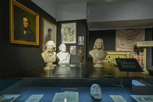 Ausstellungsimpression „Musikstadt Leipzig“ im Alten Rathaus, Foto Markus Scholz