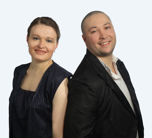 Nadiya Teraz und Anton Genkin, Foto © Nadiya Teraz