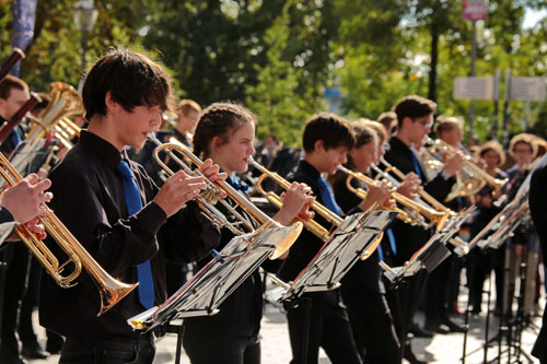 Sinfonisches Blasorchesters der Musikschule Leipzig „Johann Sebastian Bach“, Foto © SL Leipzig
