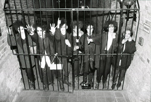 © Stadtgeschichtliches Museum Leipzig, Leipziger Gruftis in der Moritzbastei; Foto: Mahmoud Dabdoub, 1988