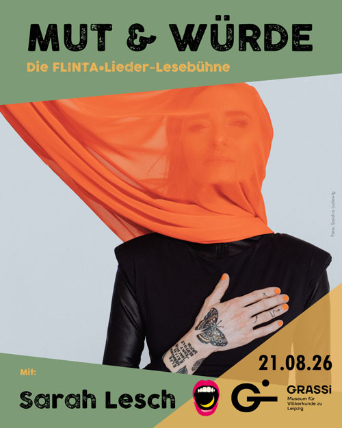 Veranstaltung in/um Leipzig: Mut & Würde: Die FLINTA*Lieder-Lesebühne mit Zukunft
