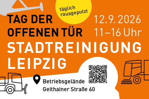 Tag der offenen Tür bei der Stadtreinigung Leipzig