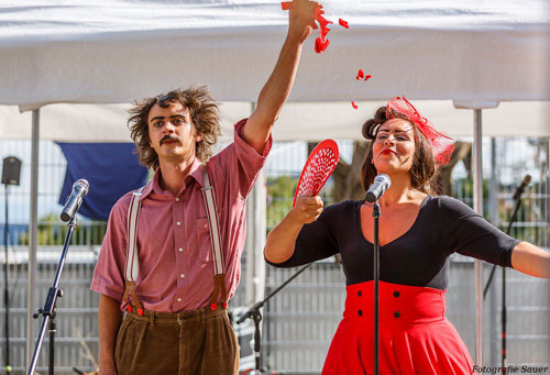 Erleben Sie das Labaaz-Theater auf den Leipziger Straßentheatertage. Fotografie Sauer