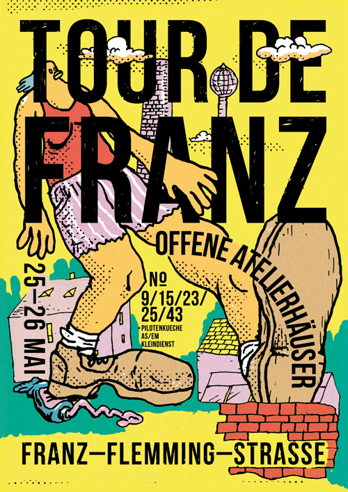 Tour de Franz, Plakat