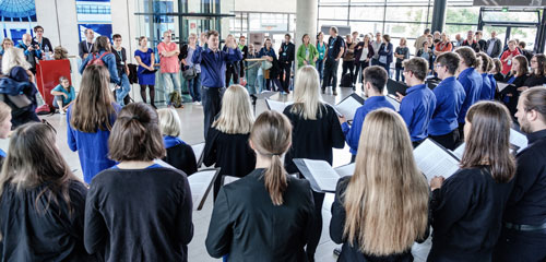 chor. com 2019, Foyerkonzert, © Rüdiger Schestag
