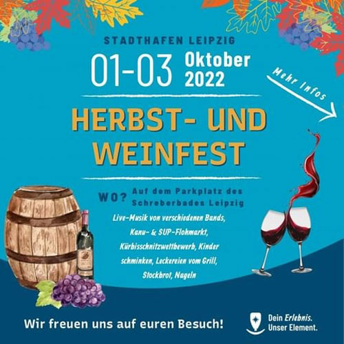 Herbst- und Weinfest beim Stadthafen Leipzig
