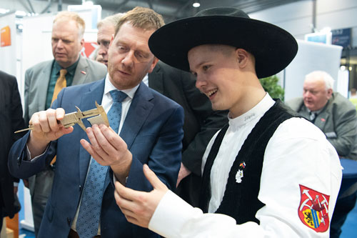 Eröffnungsrundgang des Messedoppels HAUS-GARTEN-FREIZEIT und mitteldeutschen handwerksmesse 2020Quelle: Leipziger Messe / Lutz Zimmermann