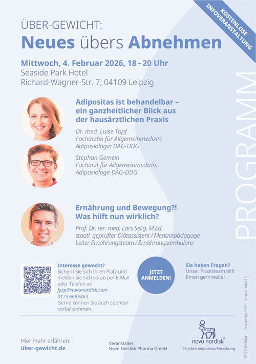 Über-Gewicht: Neues übers Abnehmen, kostenlose Infoveranstaltung