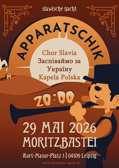 Veranstaltung in/um Leipzig: Slawische Nacht – EasternPolka & BalkanBeats mit APPARATSCHIK