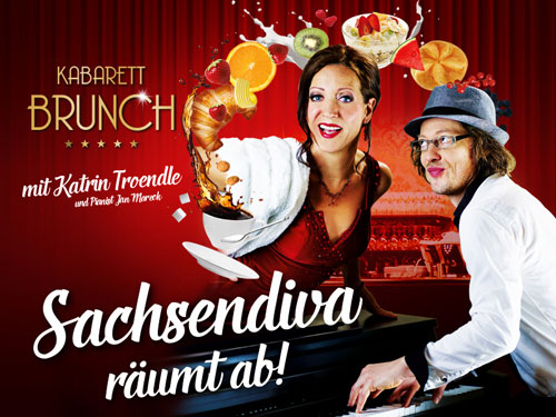 Veranstaltung in/um Leipzig: Kabarett Brunch mit Katrin Troendle: Sachsendiva räumt ab